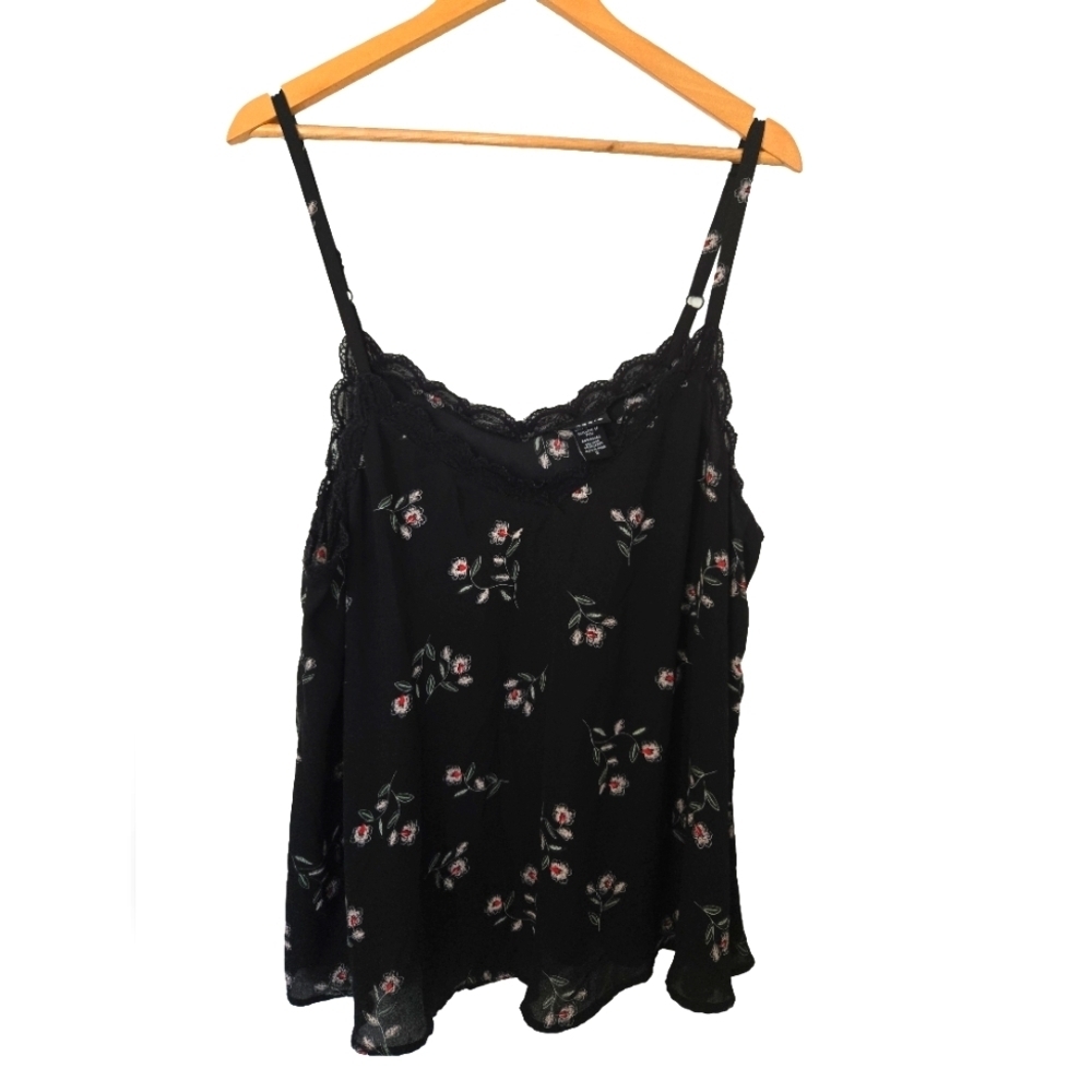 Torrid Black Sleeveless Relaxed Camisole Size 0